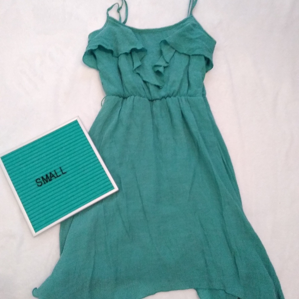 Body central blue summer dress size small